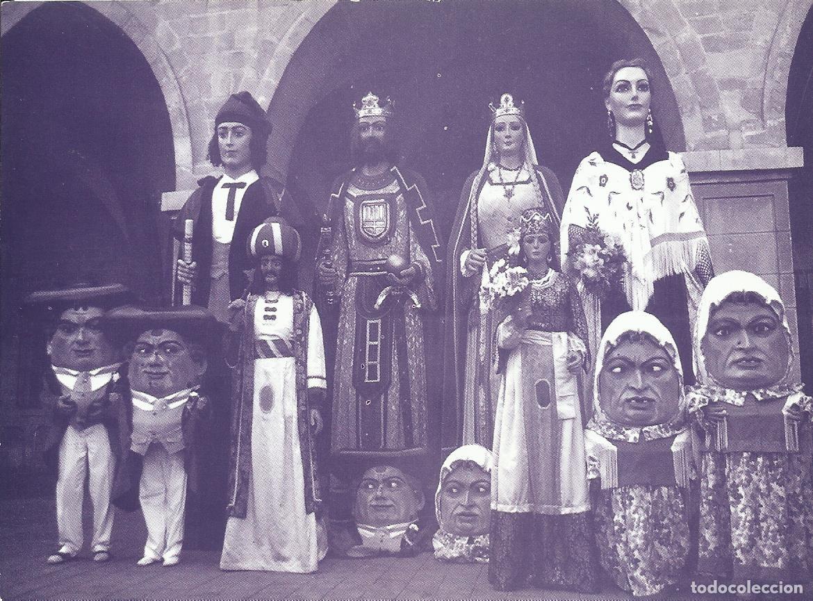 Postales: Gegants i Nans de Manresa. Les Santes 2008. Matar&oacute;. 10x15 cm. Postal. Sello sellado.