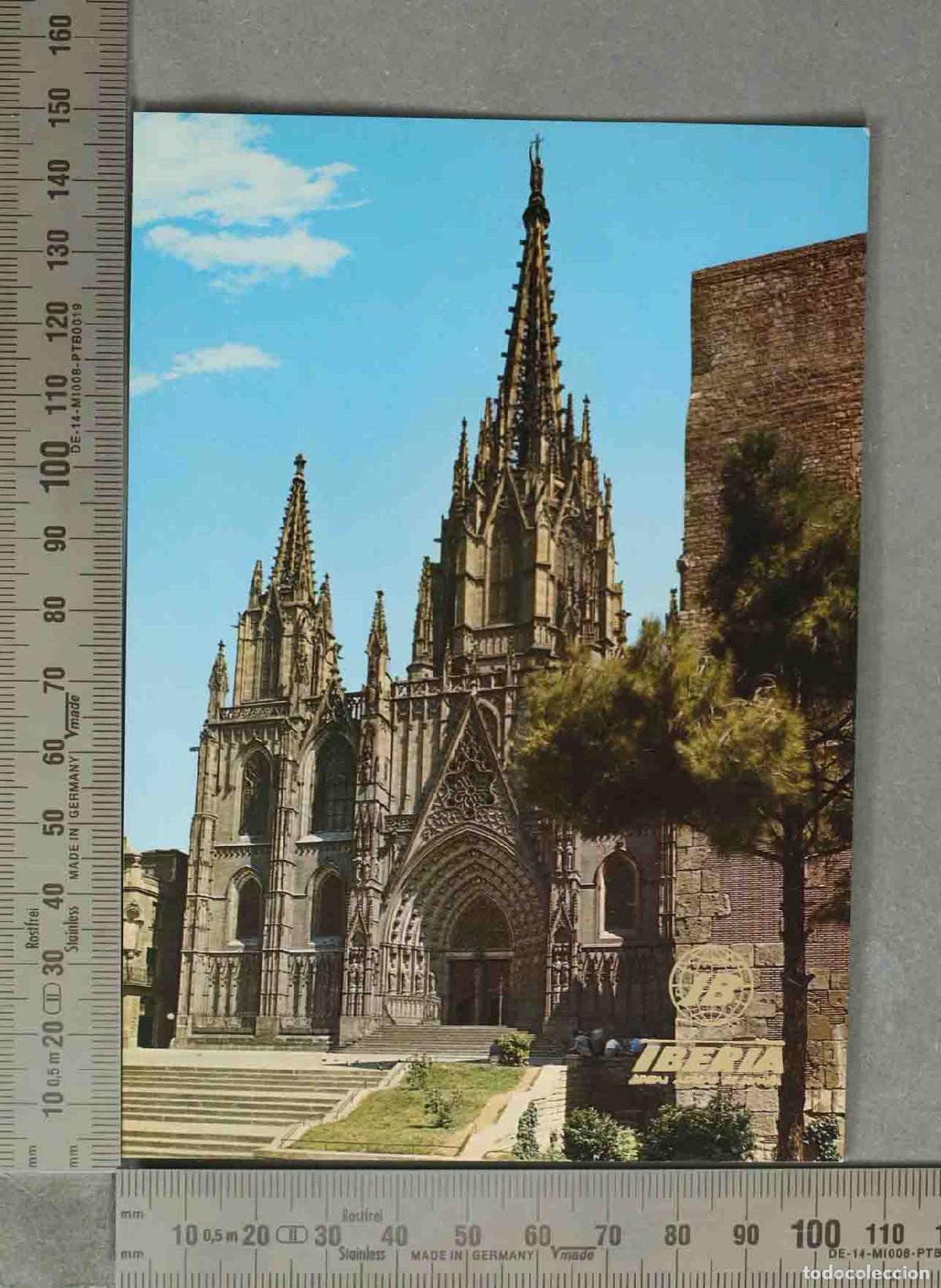 Cartoline: POSTAL. La Catedral - Barcelona - Iberia