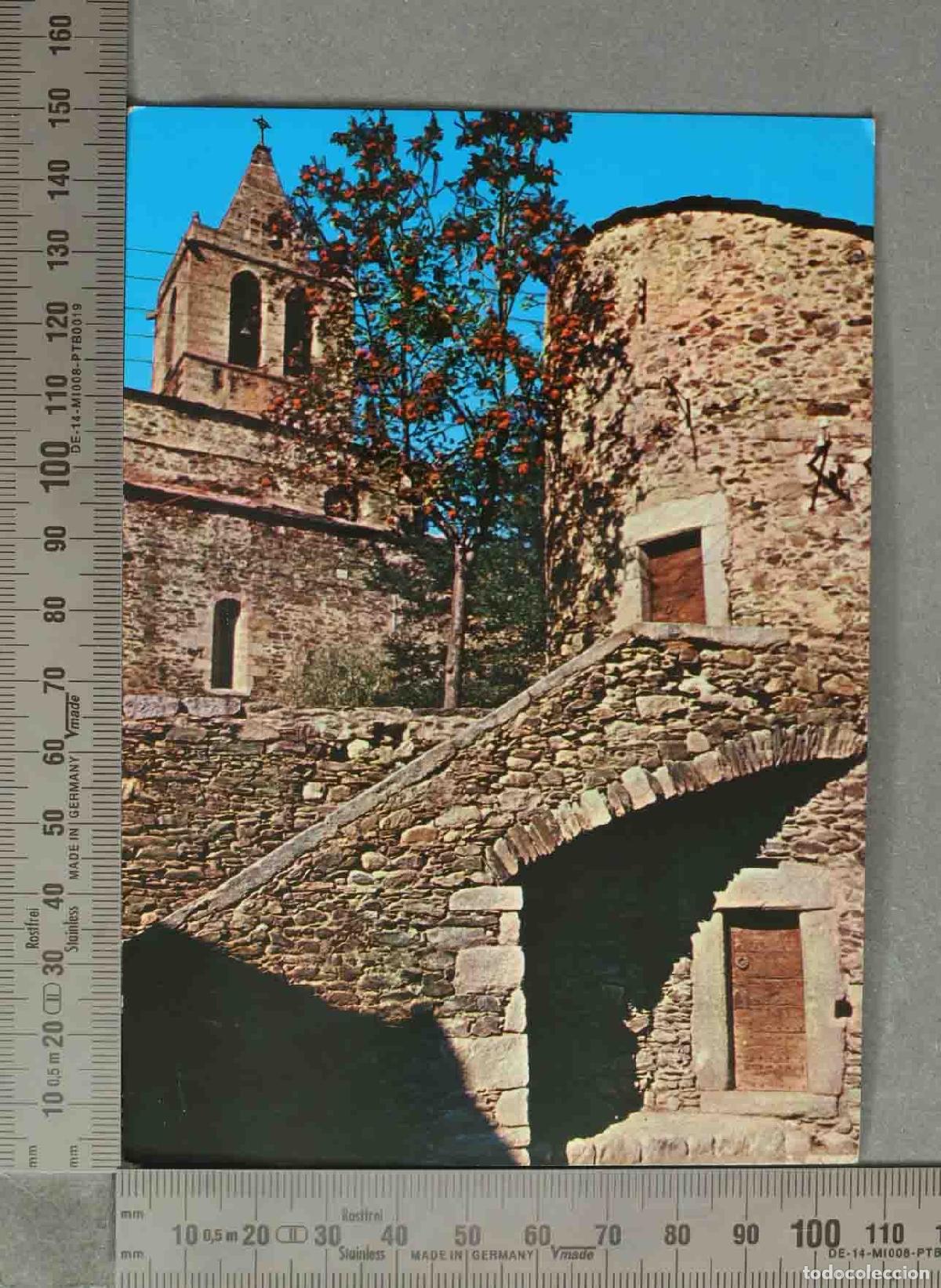 Cartoline: POSTAL. Cerda&ntilde;a (Gerona) - Ll&iacute;via - Iglesia y Torre de Bernat de So