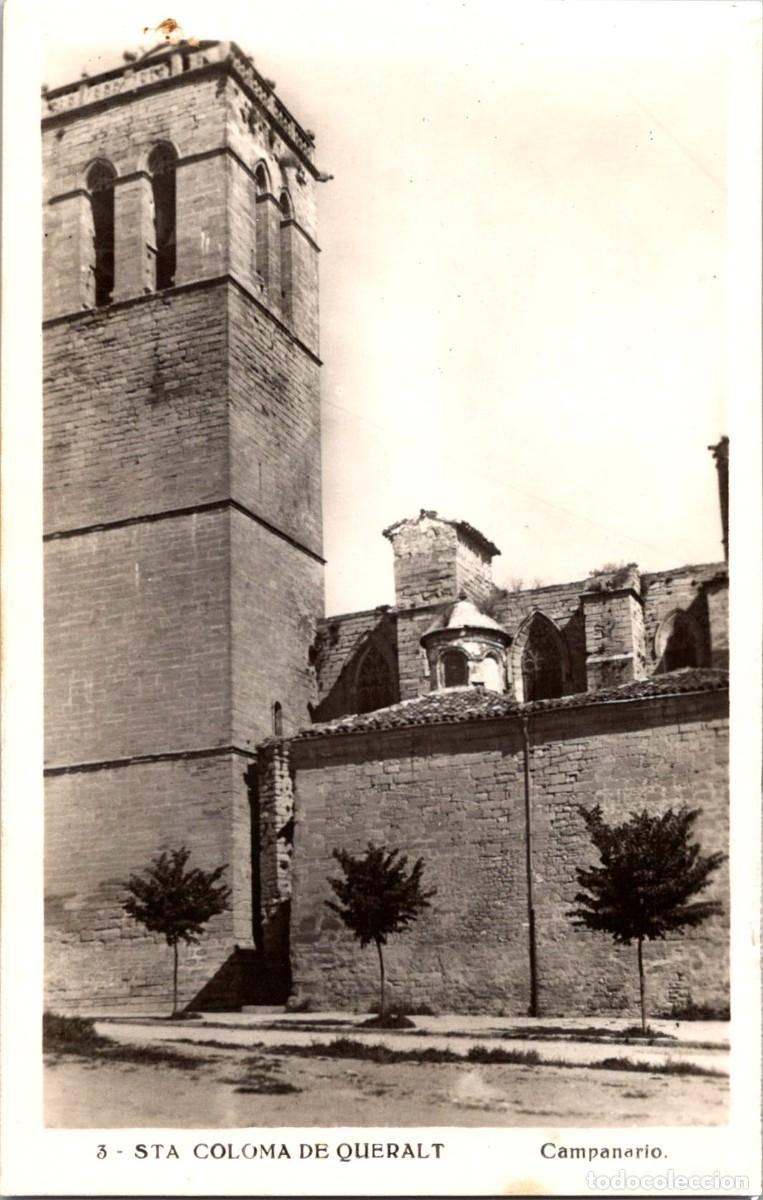 Postales: Sta. Coloma de Queralt - Campanario - n&ordm; 3 - Sin m&aacute;s datos - 141x90mm
