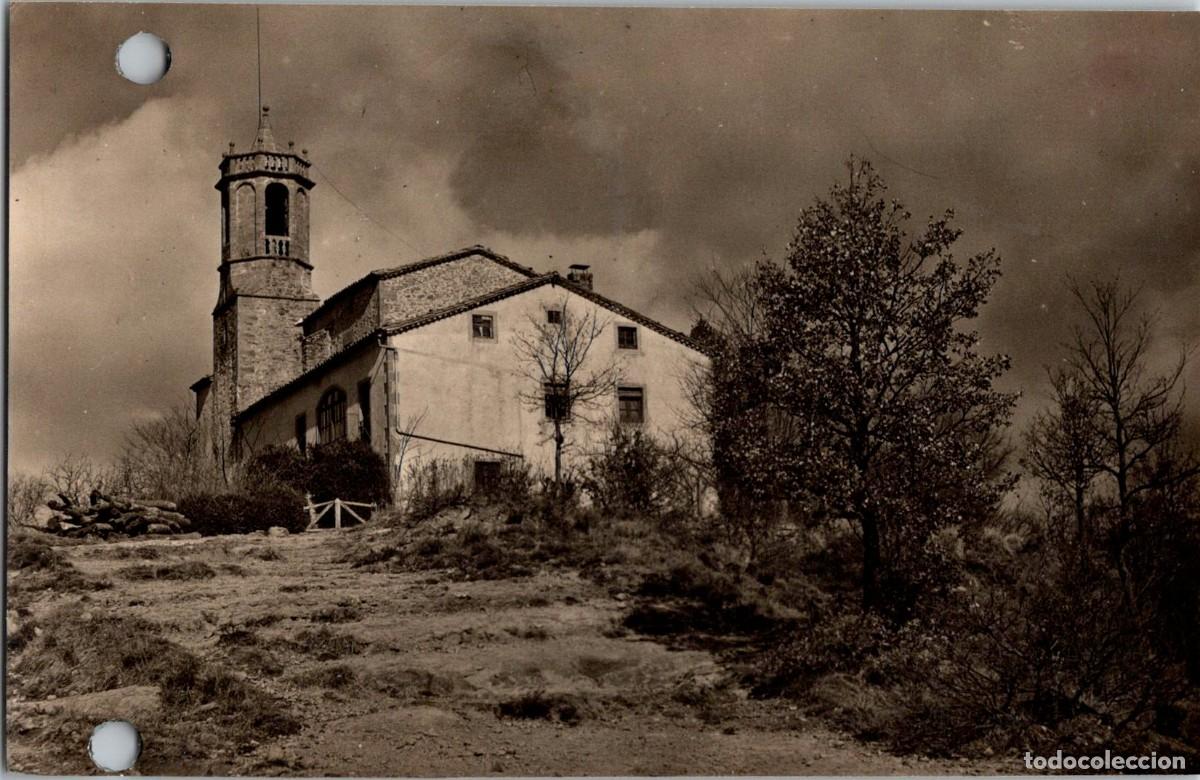 Postales: Iglesia parroquial de Pruit (Fonda la Devesa) - Ed. Fot. Bosch - 138x90mm - OJO!!! - AGUJEROS!!!!