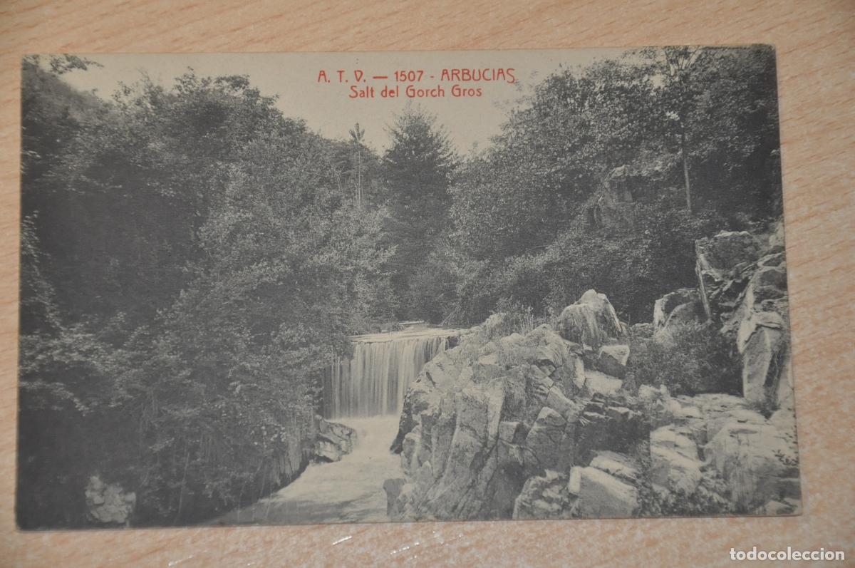 Postales: postal arbucias, salt de gorch gras, atv 1507