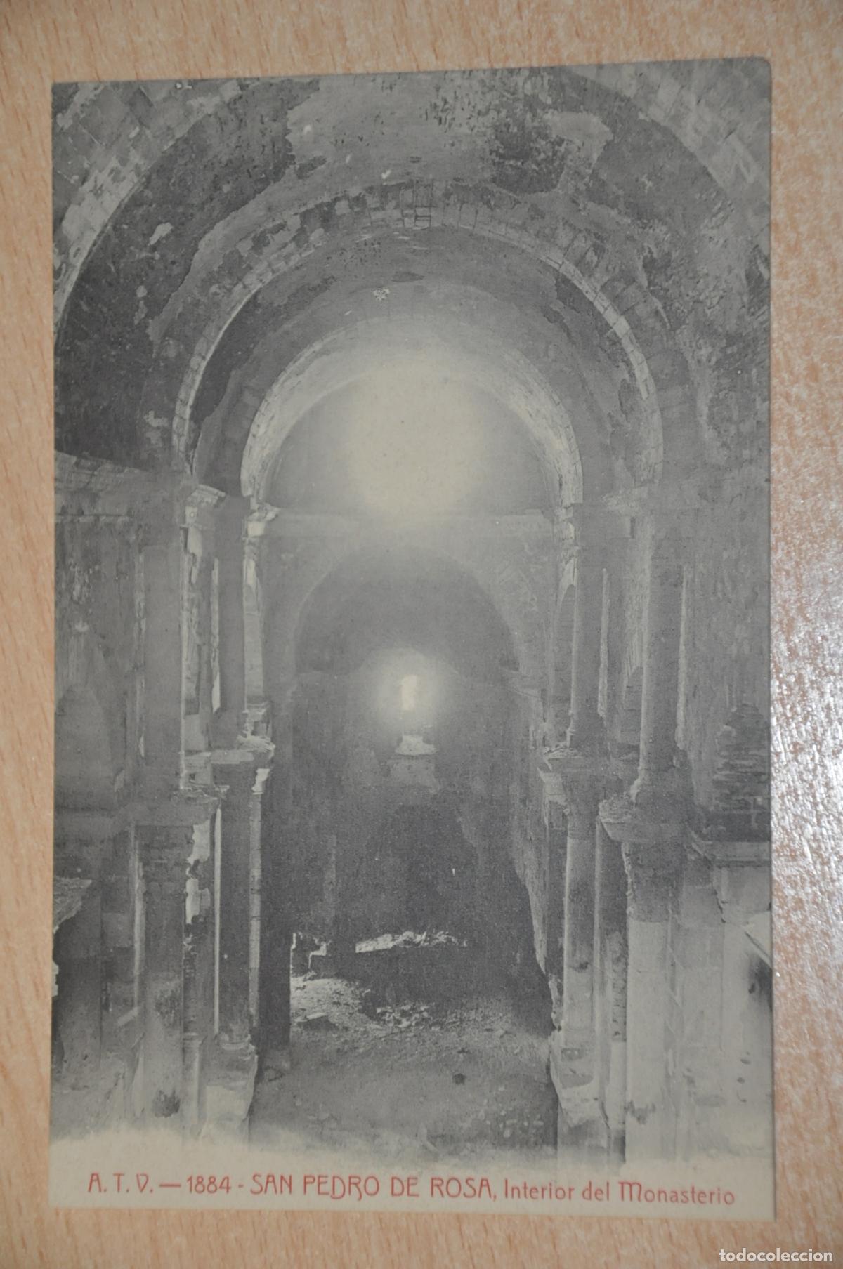 Postales: postal san pedro de rosa, interior del monasterio, atv 1884