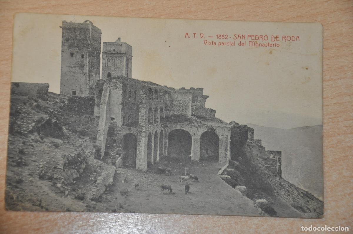 Postales: postal san pedro de roda, vista parcial del monasterio, atv 1882