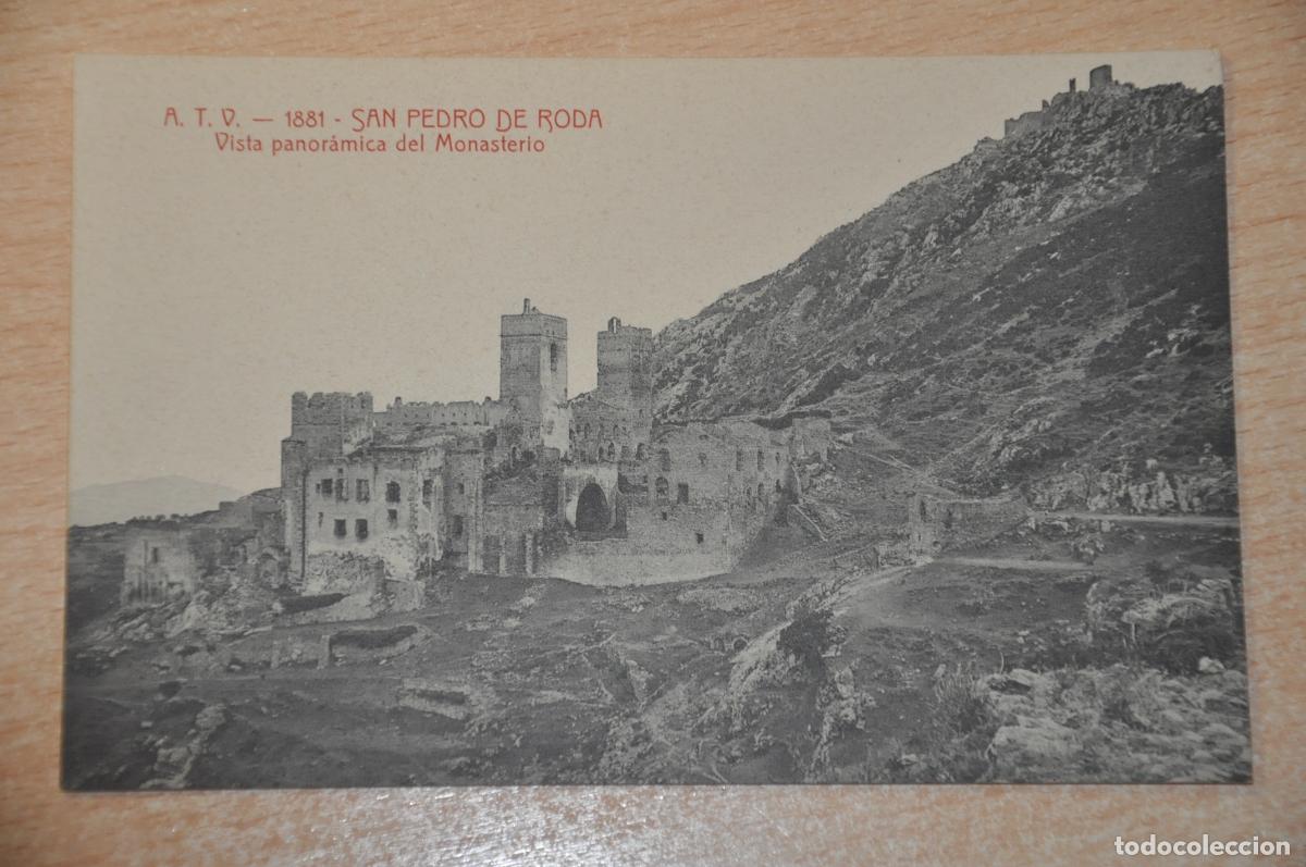 Postales: postal san pedro de roda, vista panoramica del monasterio, atv 1881