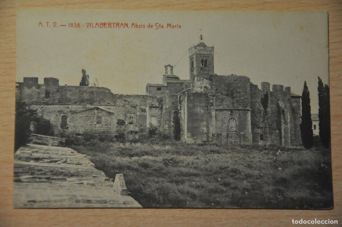 Postales: postal vilabertran, absis de sta. maria, atv 1838