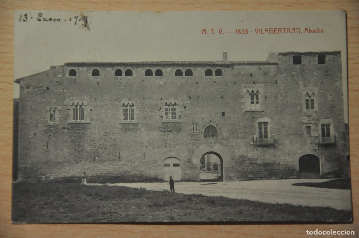 Postales: postal vilabertran, abadia, atv 1835