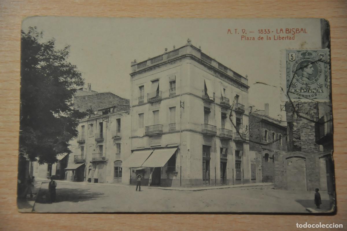 Postales: postal la bisbal, plaza de la libertad, atv 1833