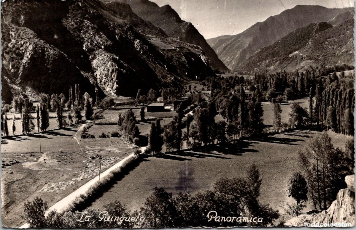 Postales: La Guingueta - Panor&aacute;mica - Hotel Poldo - La Guingueta de Aneo - F. Fazio - 147x95mm