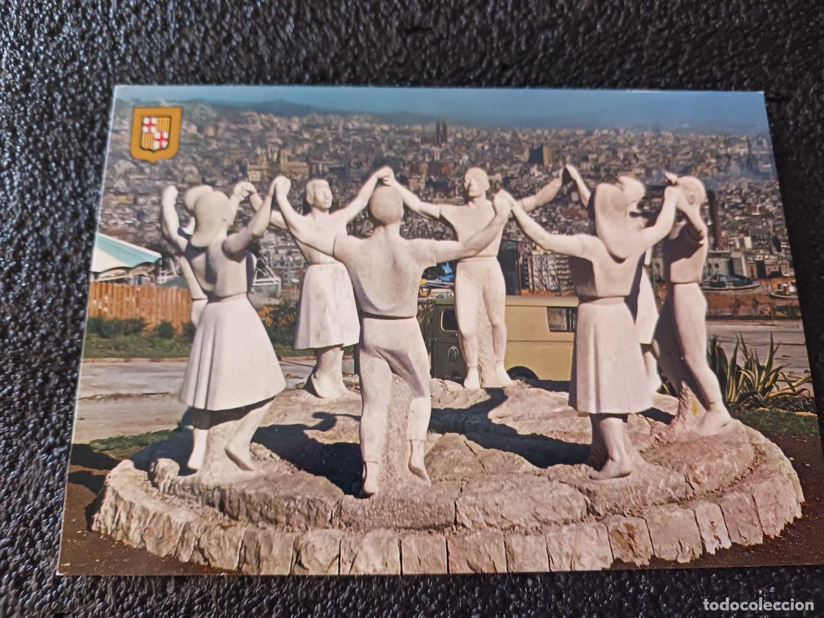 Postales: Barcelona. monumento a la sardana, ed. escudo