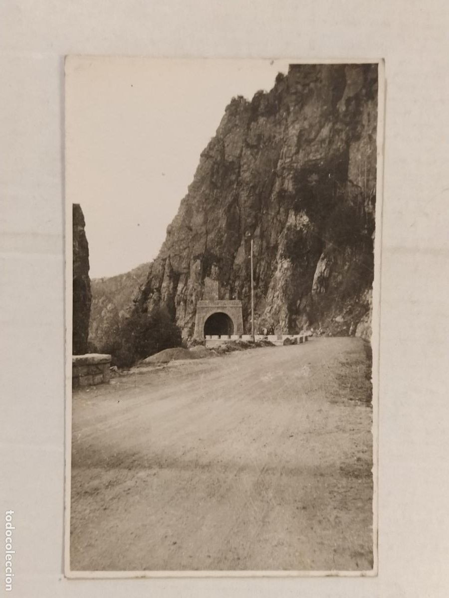 Postales: SANTA FE DEL MONTSENY - CARRETERA - TUNEL - FOTOGRAFICA - POSTAL ANTIGUA (116.221)