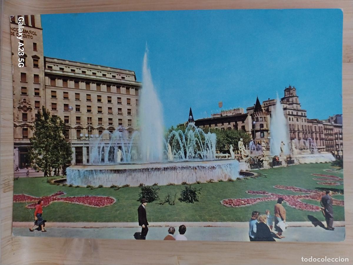 Postales: PLAZA CATALU&Ntilde;A BARCELONA SERIE II 75 SC ORIGINAL ANIMADA