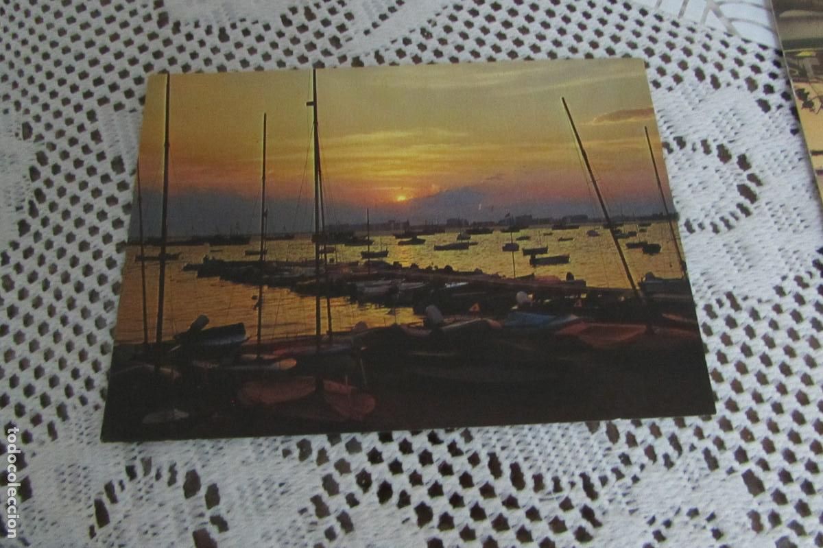 Postales: COSTA BRAVA ROSAS PUERTO DEPORTIVO ATARDECER 3222