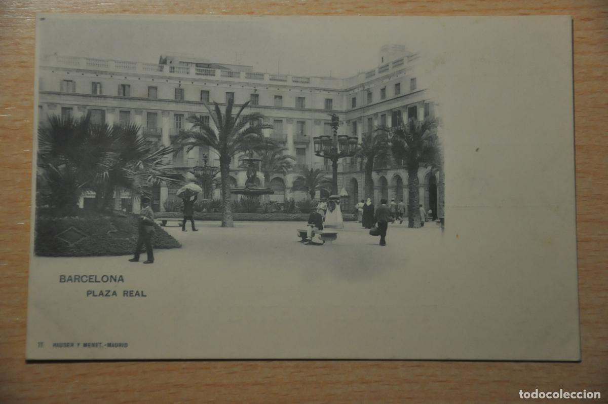 Postales: postal barcelona, plaza real, hauser y menet 11