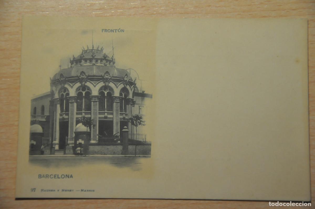 Postales: postal barcelona, fronton, hauser y menet 97