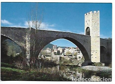 Postales: PONT ROMANIC (SEGLE XII) / ROMANESQUE BRIDGE.- BESALU - GIRONA