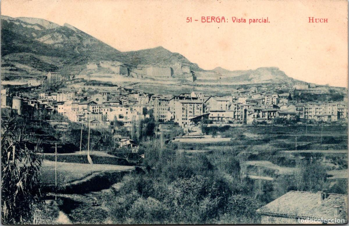 Postales: Berga - Vista parcial - Huch 51 - 138x89mm
