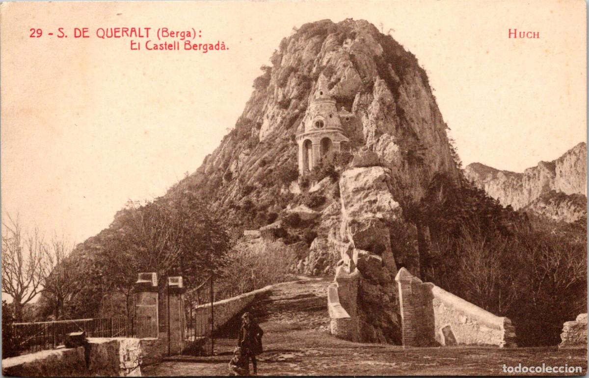 Postales: Berga - S. de Queralt - El Castell Bergad&agrave; - Huch 29 - 140x90mm