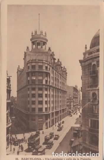 Cartes Postales: BARCELONA SIN ESCRIBIR VIA LAYETANA BUS