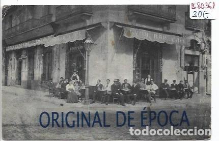 Postales: (PS-80361)POSTAL DE BARCELONA-GRAN CAFE,CINE,COMERCIO,BAR LYON