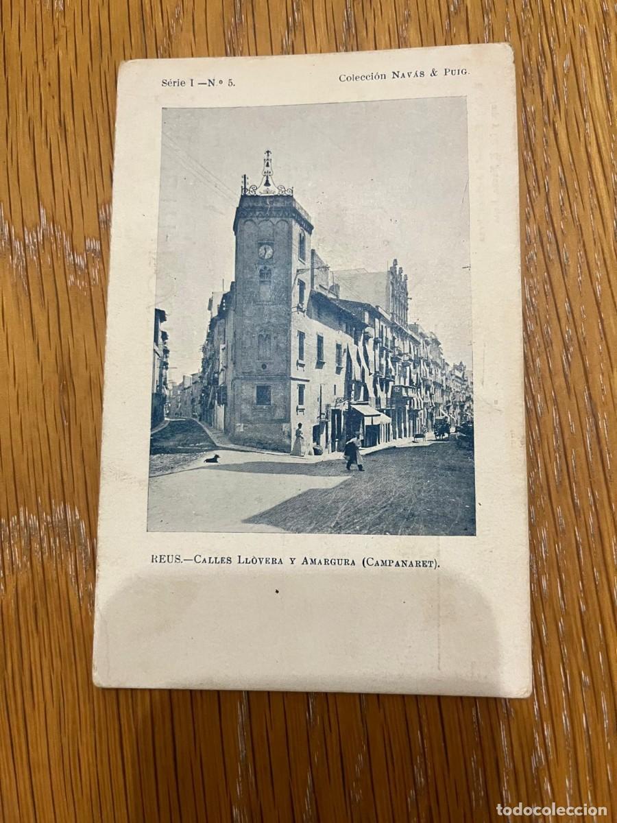 Postales: postal Campaneret Reus colecci&oacute;n Nav&aacute;s y Puig original sin circular