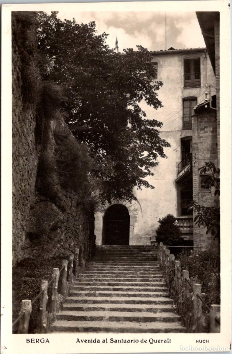 Postales: Berga - Avenida del Santuario de Queralt - Huch - 139x91mm