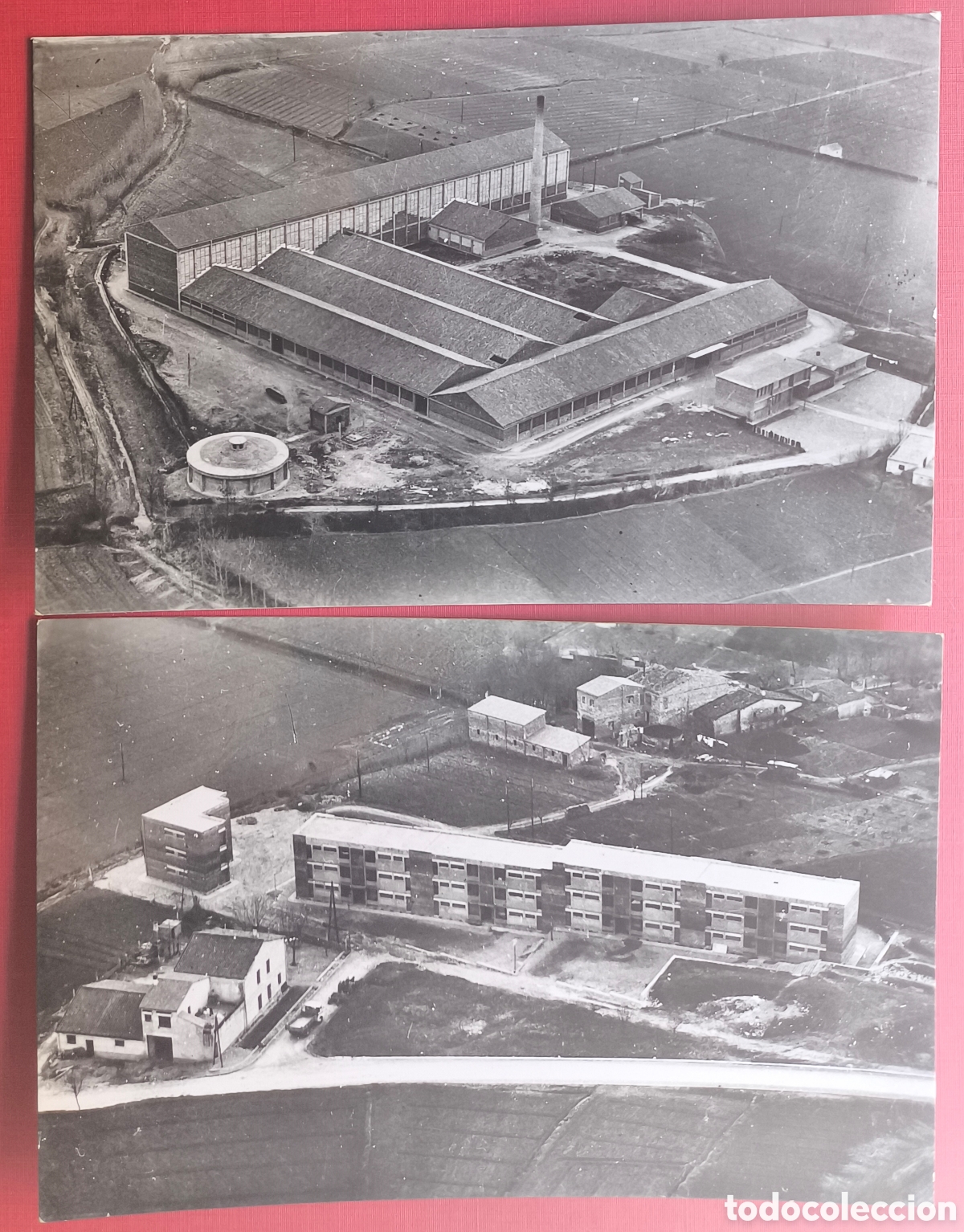 Postales: LLINARS DEL VALL&Egrave;S TEXTIL TORRES F&Aacute;BRICA Y VIVIENDAS POSTAL FOTOGR&Aacute;FICA BARCELONA C. 1960