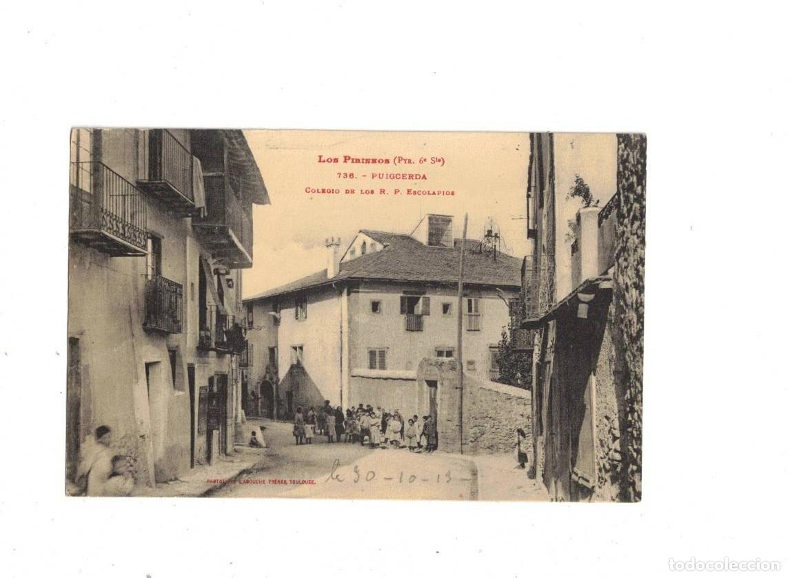 Postales: PUIGCERD&Aacute;. COLEGIO ESCOLAPIOS