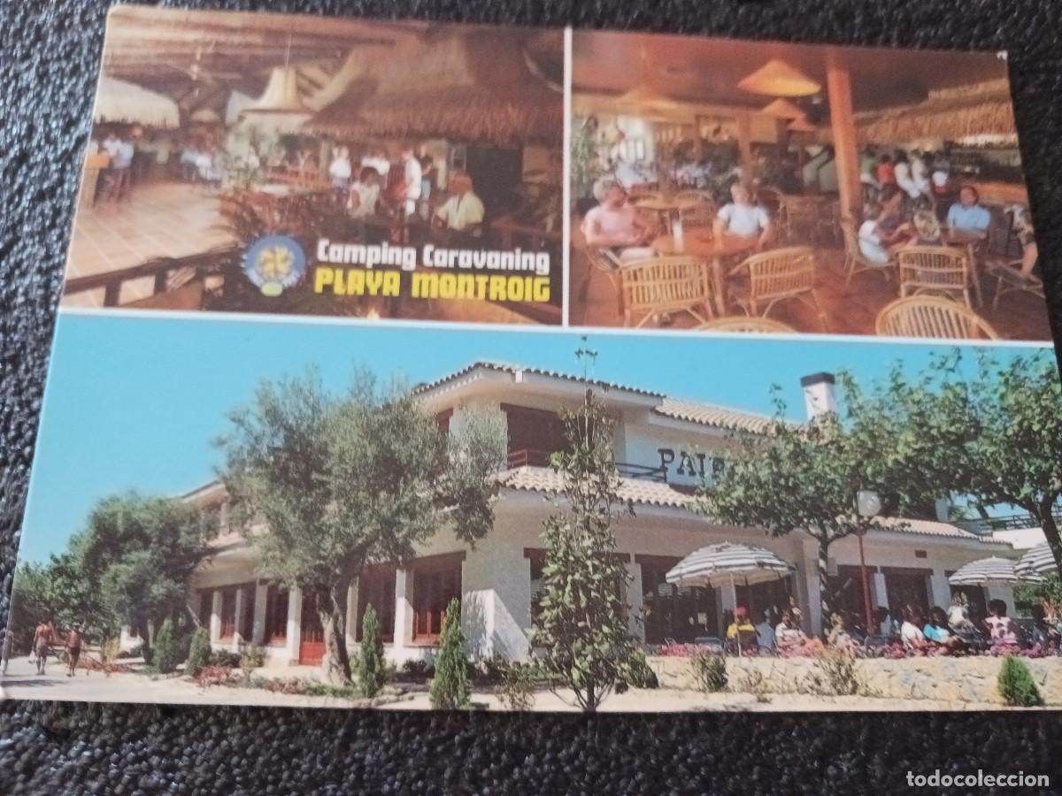 Postales: 6 camping caravaning playa montroig, tarragona