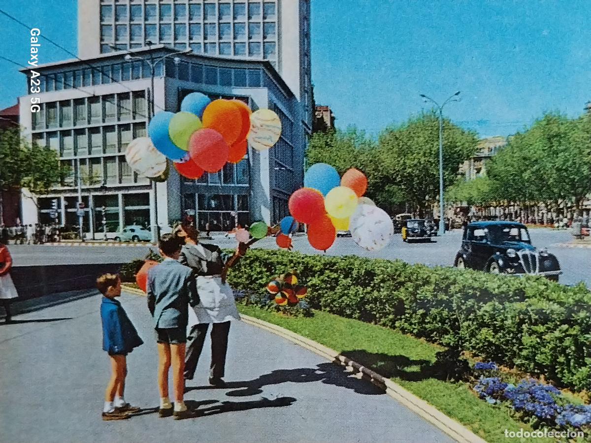 Postales: PASEO DE GRACIA BARCELONA ED J UBARCH PUIG 576 SC ORIGINAL ANIMADA GLOBOS