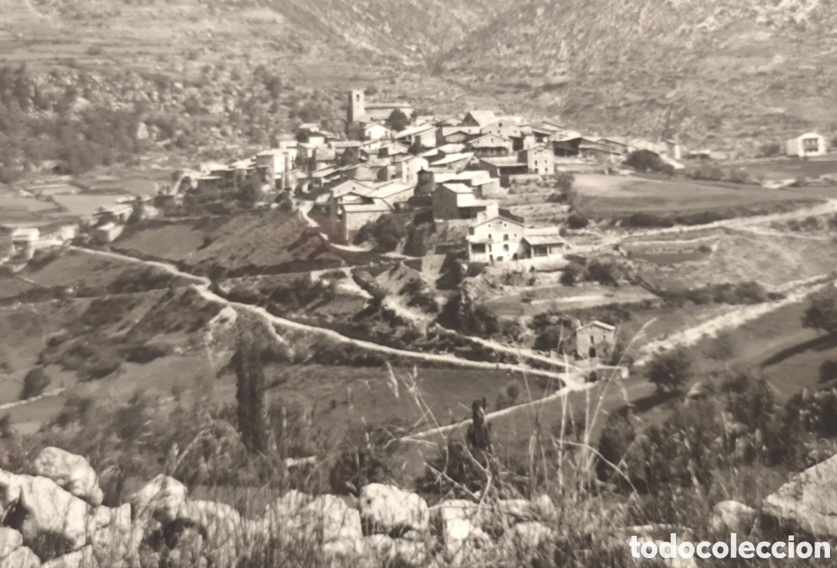 Postales: TUIXENT POSTAL FOTOGR&Aacute;FICA FOTOGRAF&Iacute;A LLOBET LLEIDA C. 1955