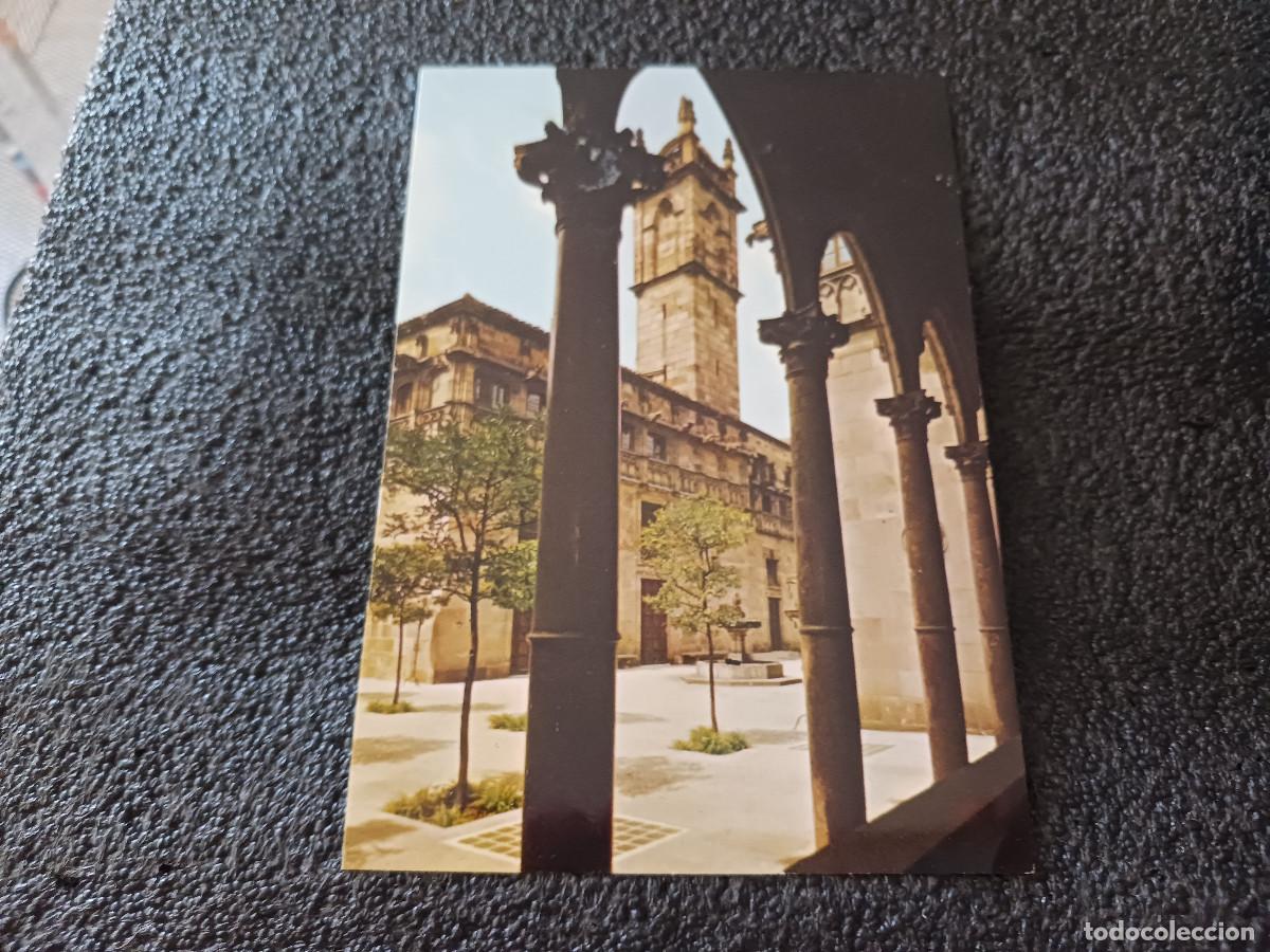 Postales: 6 Barcelona. Palacio de la Diputaci&oacute;n.patio de los naranjos y torre carrillon, ed. escudo