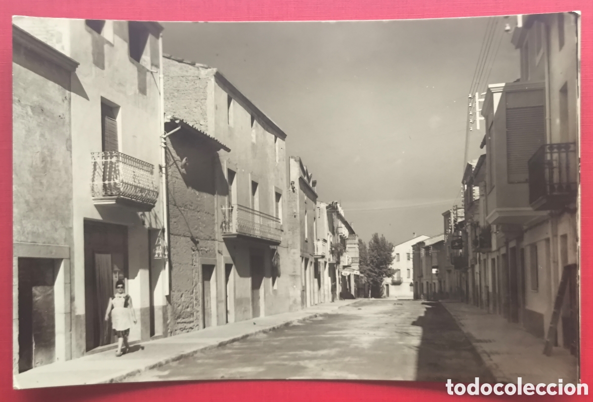 Postales: IVARS D'URGELL AVINGUDA CATALUNYA POSTAL FOTOGR&Aacute;FICA LLEIDA C. 1960