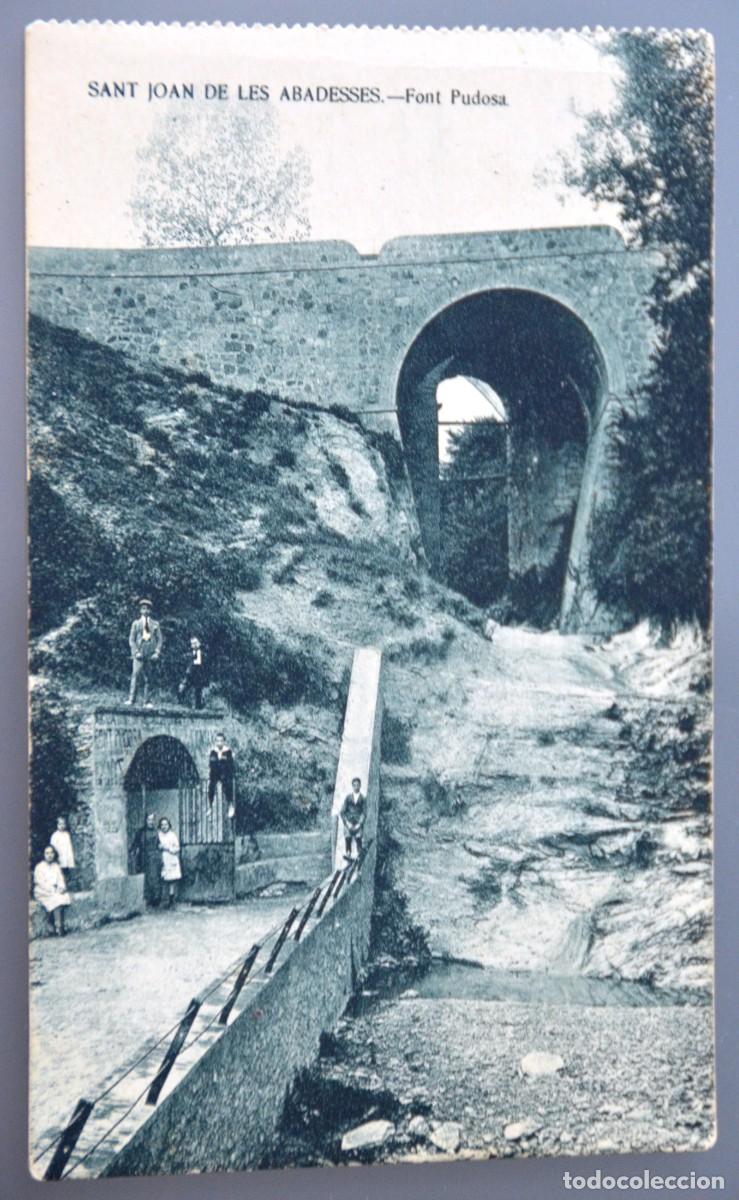 Postales: POSTAL SANT JOAN DE LES ABADESSES -FONT PUDOSA (GIRONA)
