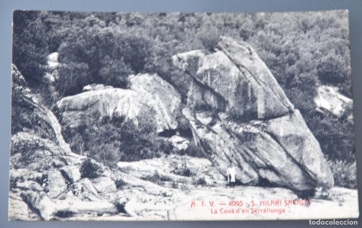 Postales: POSTAL N&ordm; 4095 SANT HILARI SACALM .- LA COVA D'EN SERRALLONGA (GIRONA) - ED. ANGEL TOLDR&Aacute; VIAZO