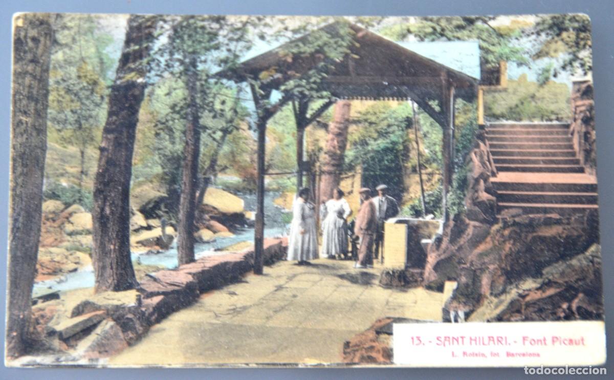 Postales: POSTAL N&ordm; 13 SANT HILARI SACALM .- FONT PICAUT (GIRONA) - FOT. L. ROISIN