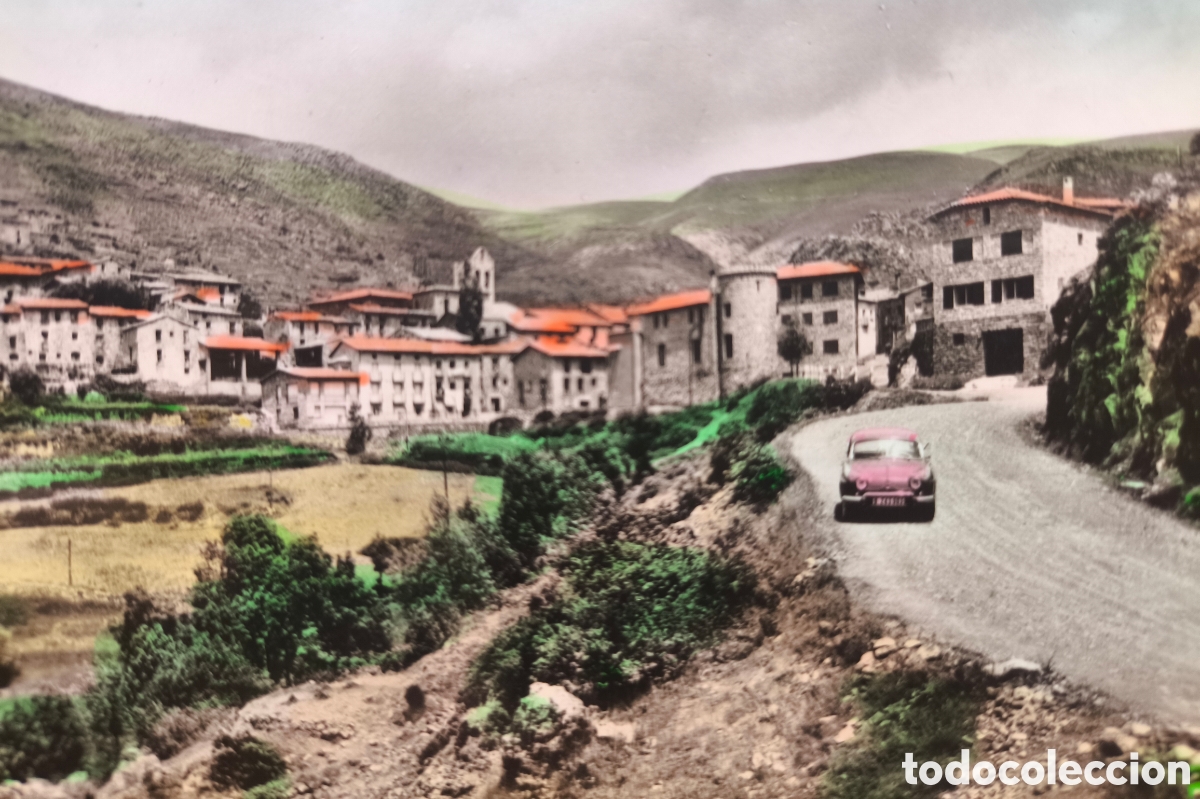 Postales: CASTELLAR DE N'HUG POSTAL FOTOGR&Aacute;FICA COLOREADA BERGUED&Agrave; C. 1960