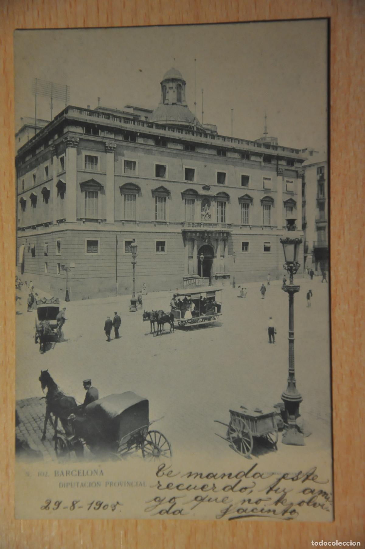 Postales: postal barcelona, diputacion provincial n&ordm; 102