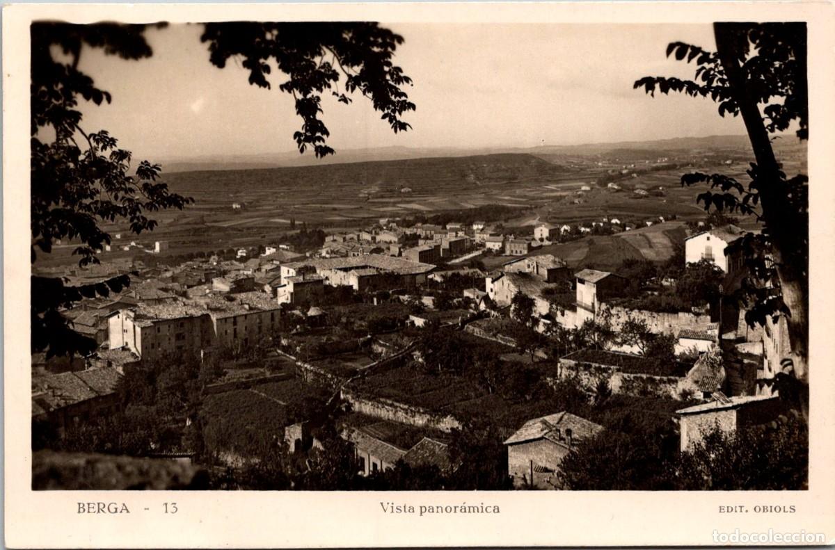 Cartes Postales: Berga - Vista panor&aacute;mica - Edit. Obiols 13 - 140x92mm