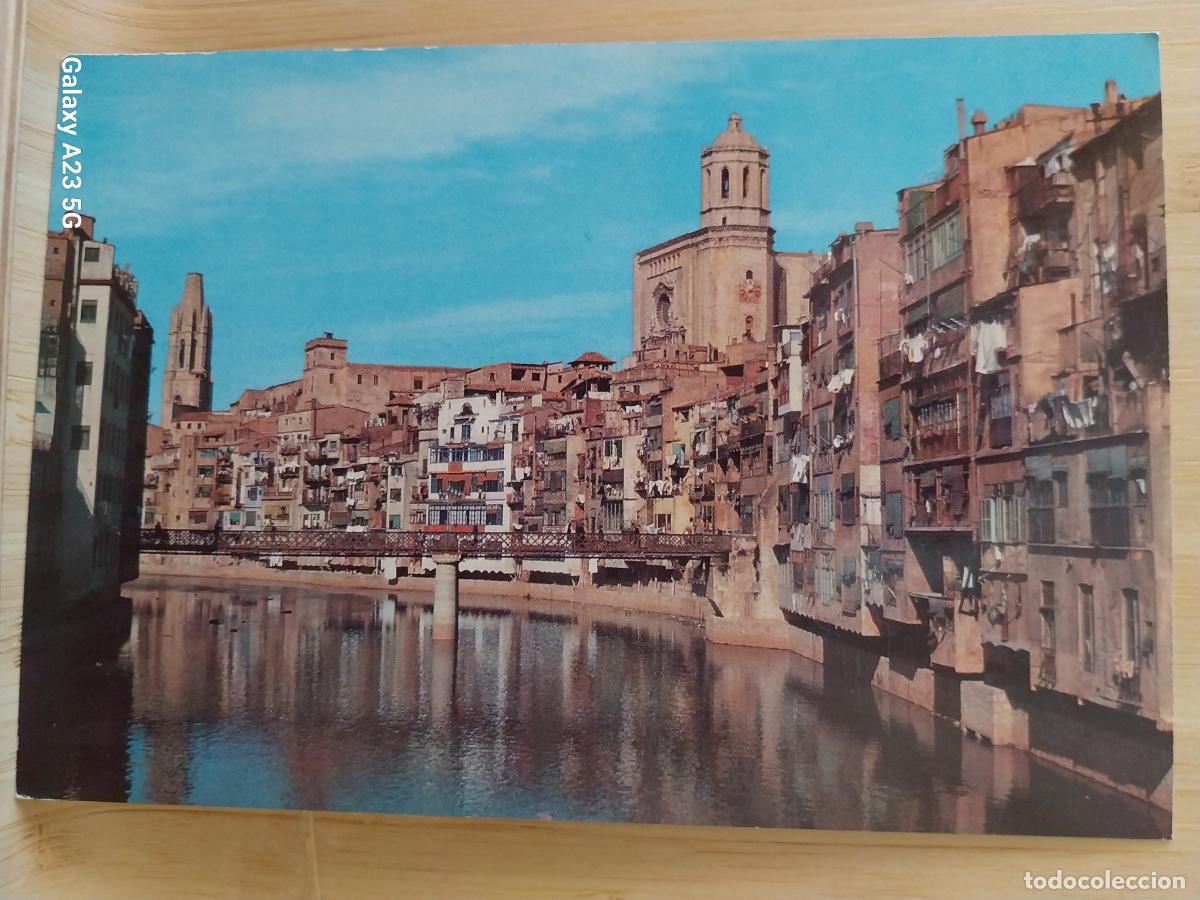 Postales: GERONA CASAS SOBRE EL RIO O&Ntilde;AR ED OSCAR POSTAL 8 SC ORIGINAL ROPA TENDIDA