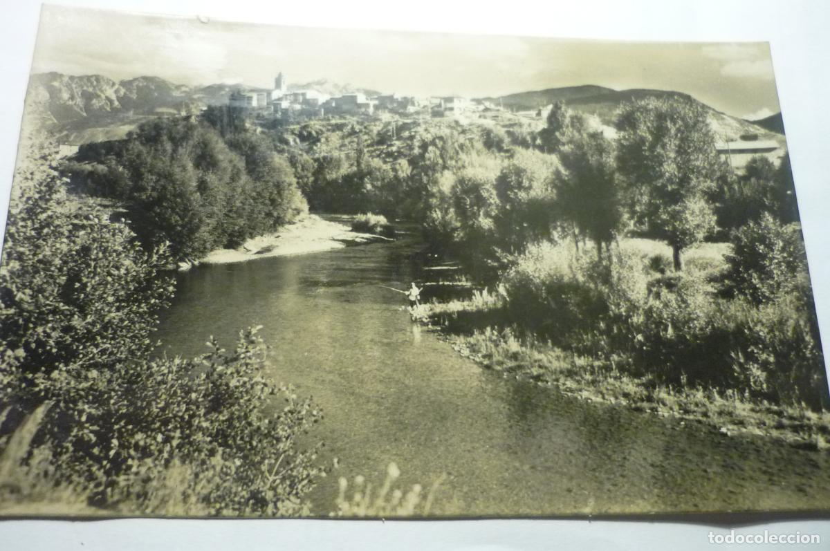 Postales: postal bellver de cerda&ntilde;a -rio segre escrita cm