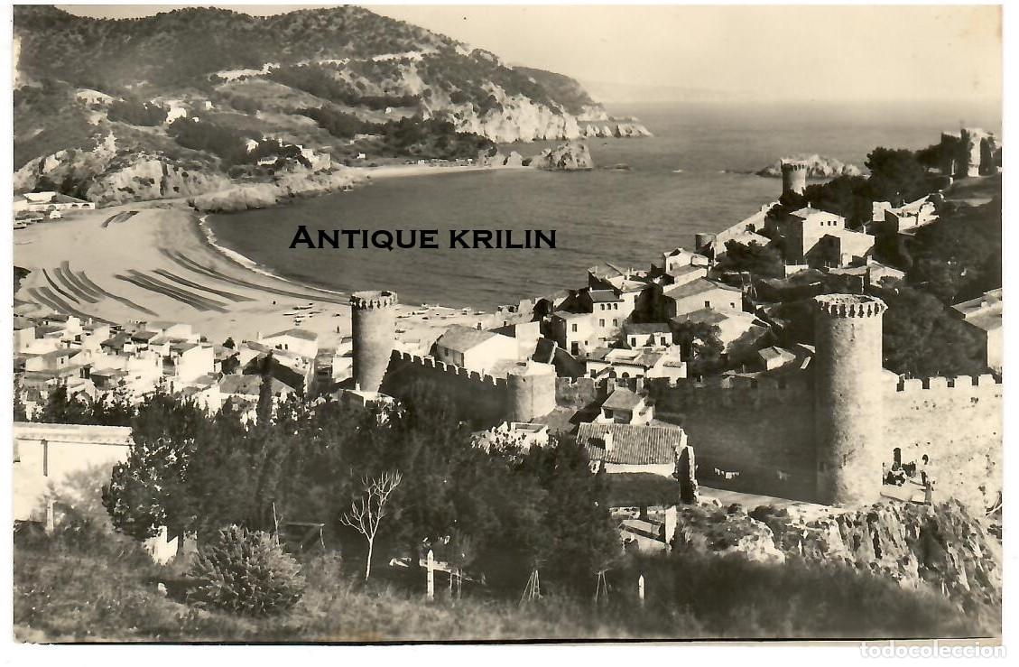 Postales: TOSSA DE MAR N&ordm; 9/50 COSTA BRAVA / VILA VELLA Y PLAYA / EDICIONES BOSCH / FRANQUEADA