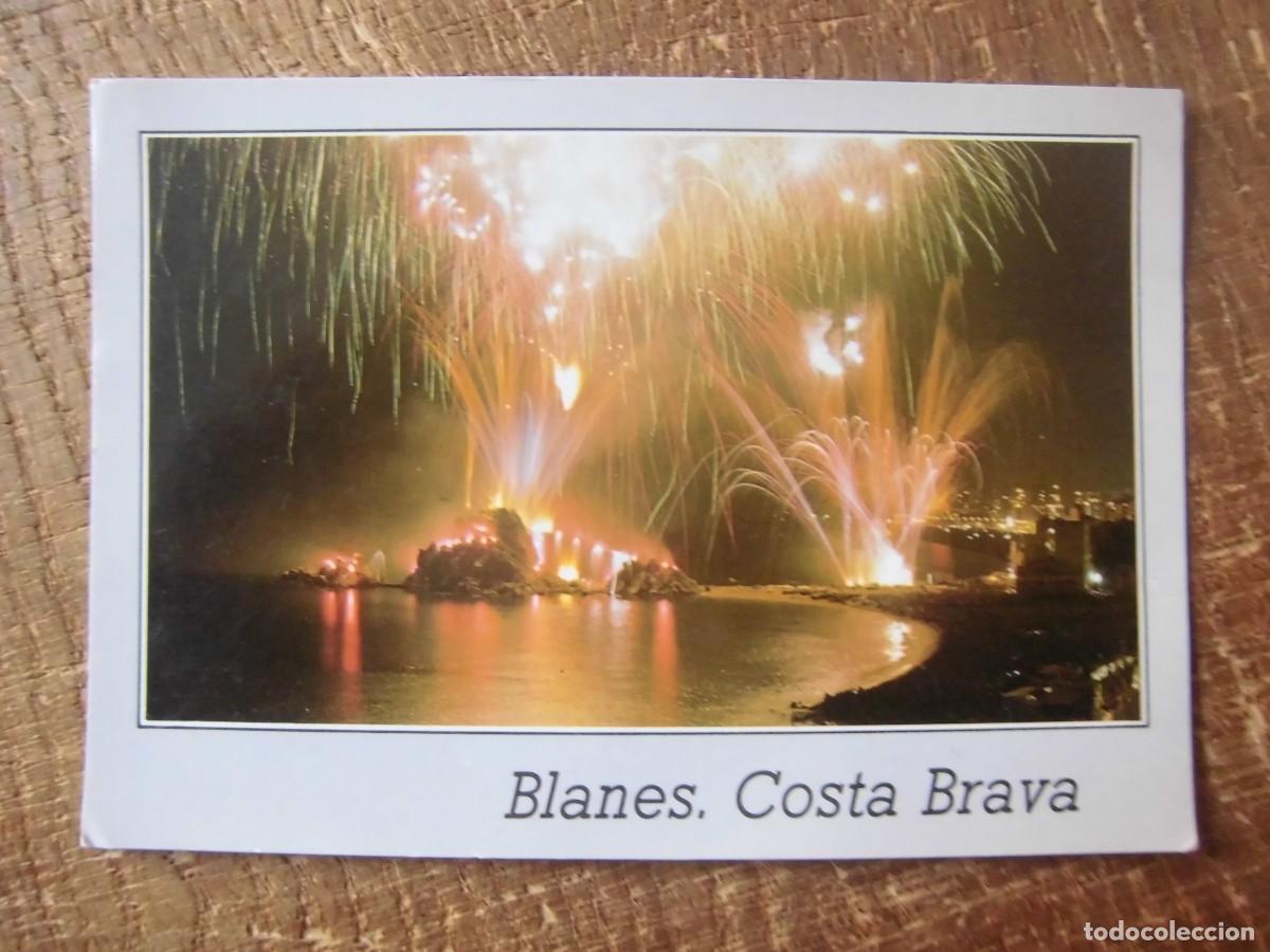Postales: POSTAL BLANES GIRONA COSTA BRAVA SA PALOMERA FUEGOS ARTIFICIALES POSTALS R. RUBIRA