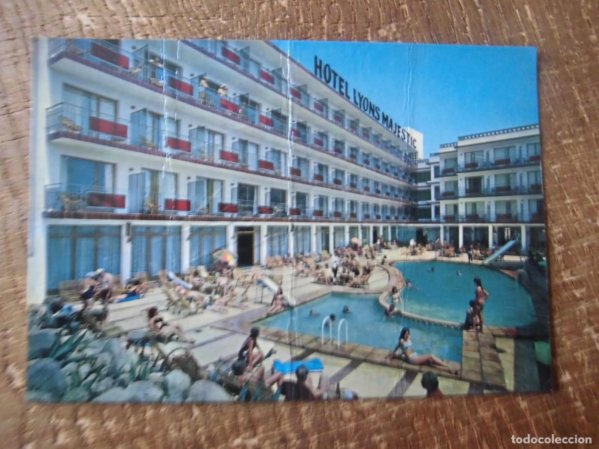 Postales: POSTAL BLANES GIRONA COSTA BRAVA HOTEL LYONS MAJESTIC