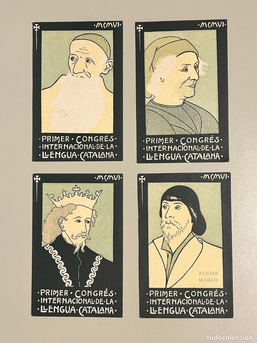 Postales: Primer Congr&eacute;s Intenracional de la Llengua Catalana 1906 &ndash; Lot postals