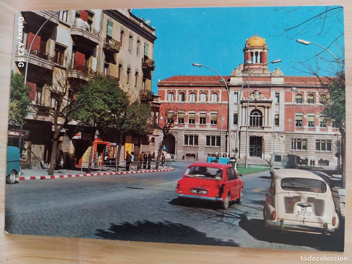 Postales: CORREOS EDIFICIO AVDA JAIME I GERONA ED OSCAR POSTALES 13 SC ORIGINAL COCHES CLASICOS ANIMADA