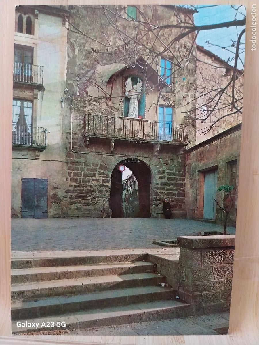 Postales: GUISSONA PORTAL DEL ANGEL ED J UBACH 1447 SC ORIGINAL A&Ntilde;O 1965