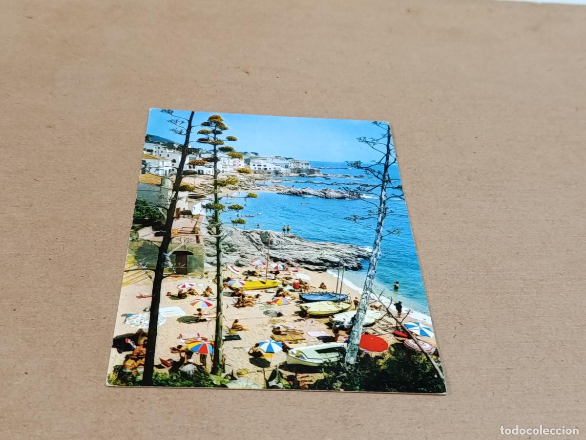 Postales: BAIX EMPORD&Agrave; - POSTAL CALELLA DE PALAFRUGELL - DETALLE DE LA PLAYA