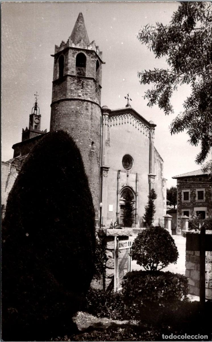 Cartoline: Sta. Maria de Palautordera - Esglesi (ERROR Esgl&eacute;sia) Parroquial - Foto S. Espadal&eacute; - 141x88mm