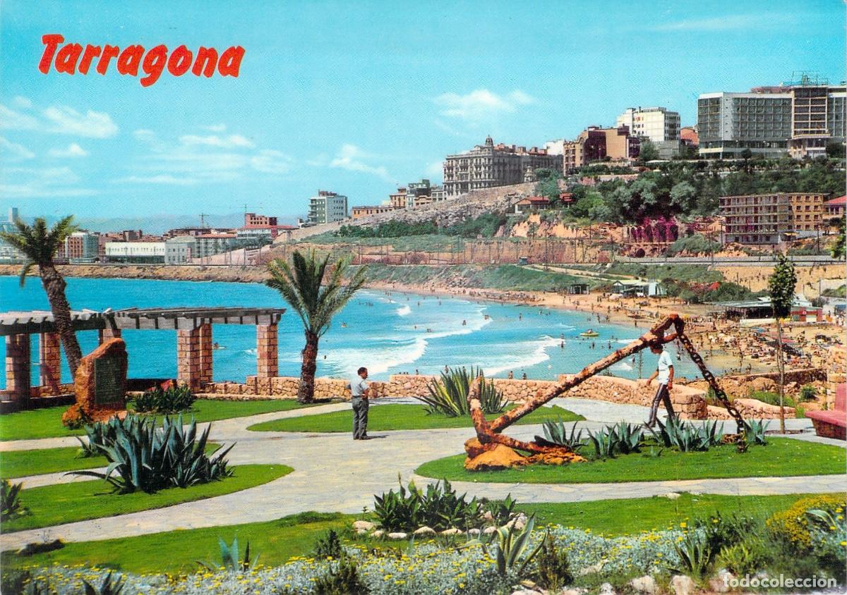 Postales: Postal de la Playa del Milagro en Tarragona, Costa Dorada